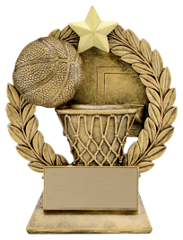 Garland Basketball Resin Trophy Awards Unlimited