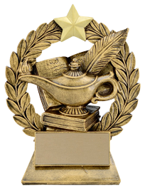 Garland Knowledge Resin Trophy Awards Unlimited