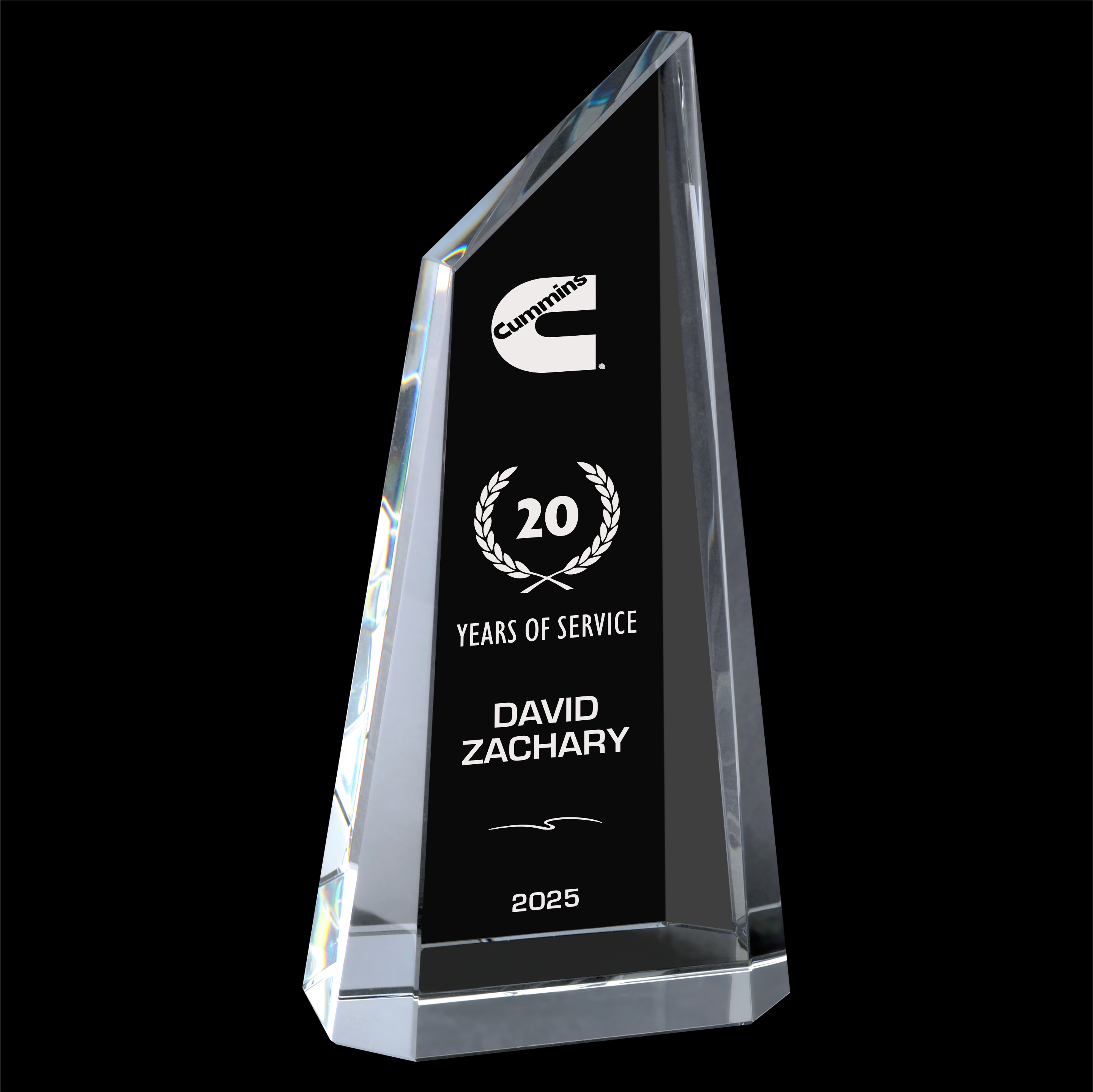 20 Years Crystal Service Awards