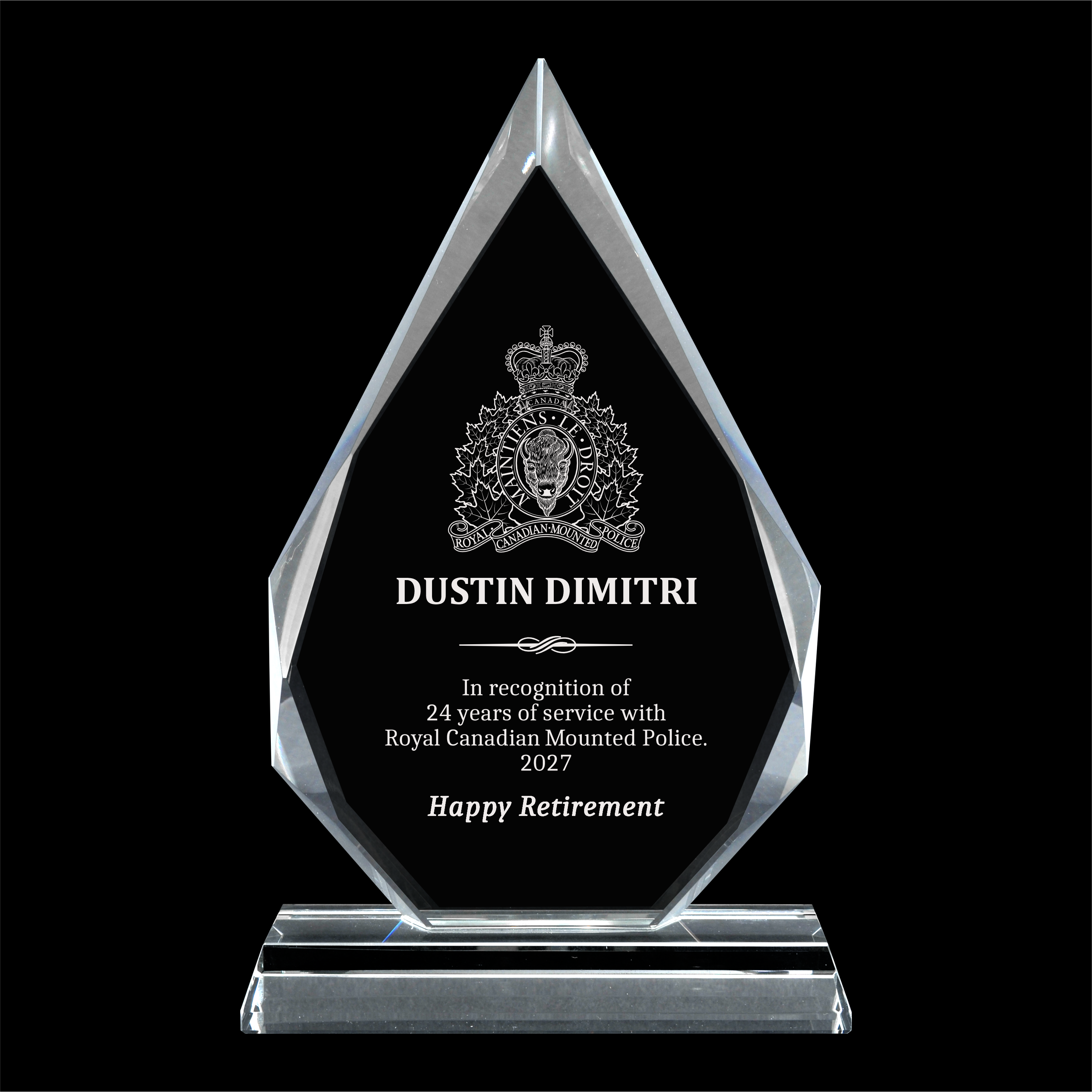 Crystal Retirement Awards