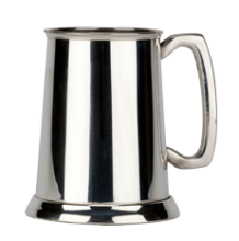 Solid Bottom Pewter Mug