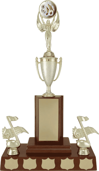 Trophy Cups Walnut Display Award Base