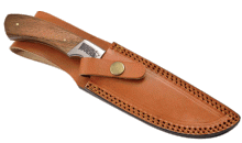 Bison River Damascus Steel Fixed Blade Knife