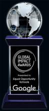 Diplomat Optic Crystal Globe Award