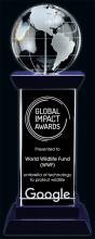 Diplomat Optic Crystal Globe Award
