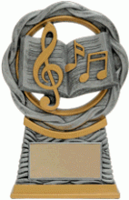 Fusion Music Resin Trophy