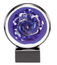 Cosmic Vortex Art Glass