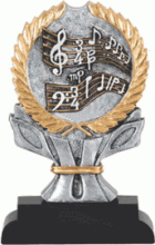 Icon 2&quot; Music Resin Trophy