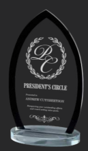 Black glass award