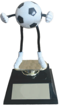 Bendy Soccer Trophy