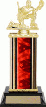 Ribbon Star Column Trophy