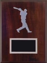 Laminate Baseball Silhouette Plaque