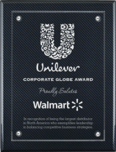 Regency Acrylic Plate on Piano Finish Plaque