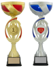 Gold / Red or Silver / Blue Cazale Cup
