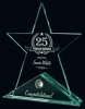 10 5/8" Stellar Jade Glass Award 