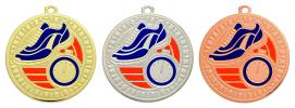 Track Sunray Sculptured Iron Medals