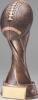 10 1/2" Spiral Football Resin Trophy