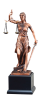 Lady Justice Resin