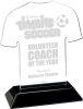 Snap-in Acrylic Jersey Award