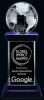 Diplomat Optic Crystal Globe Award