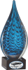 Blue Raindrop Art Glass Award