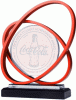 Red Saturn glass and aluminum award
